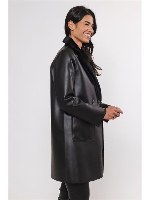 Cappotto Ivon RINO & PELLE | IVON.7002412BLACK